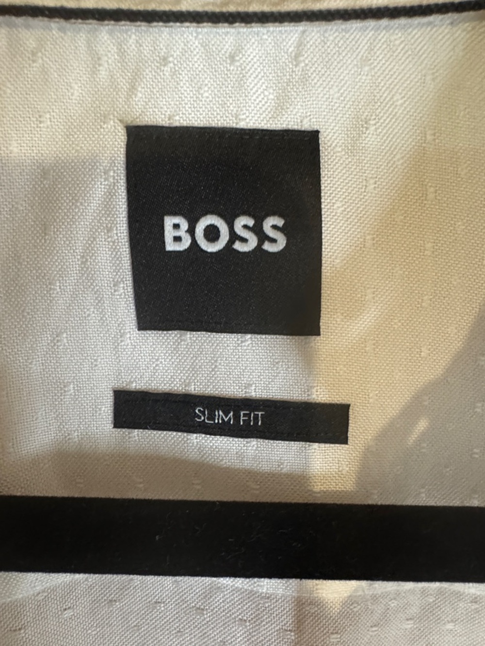 BOSS White Long-Sleeve Casual Button-Down Shirt - Picture 2 of 13